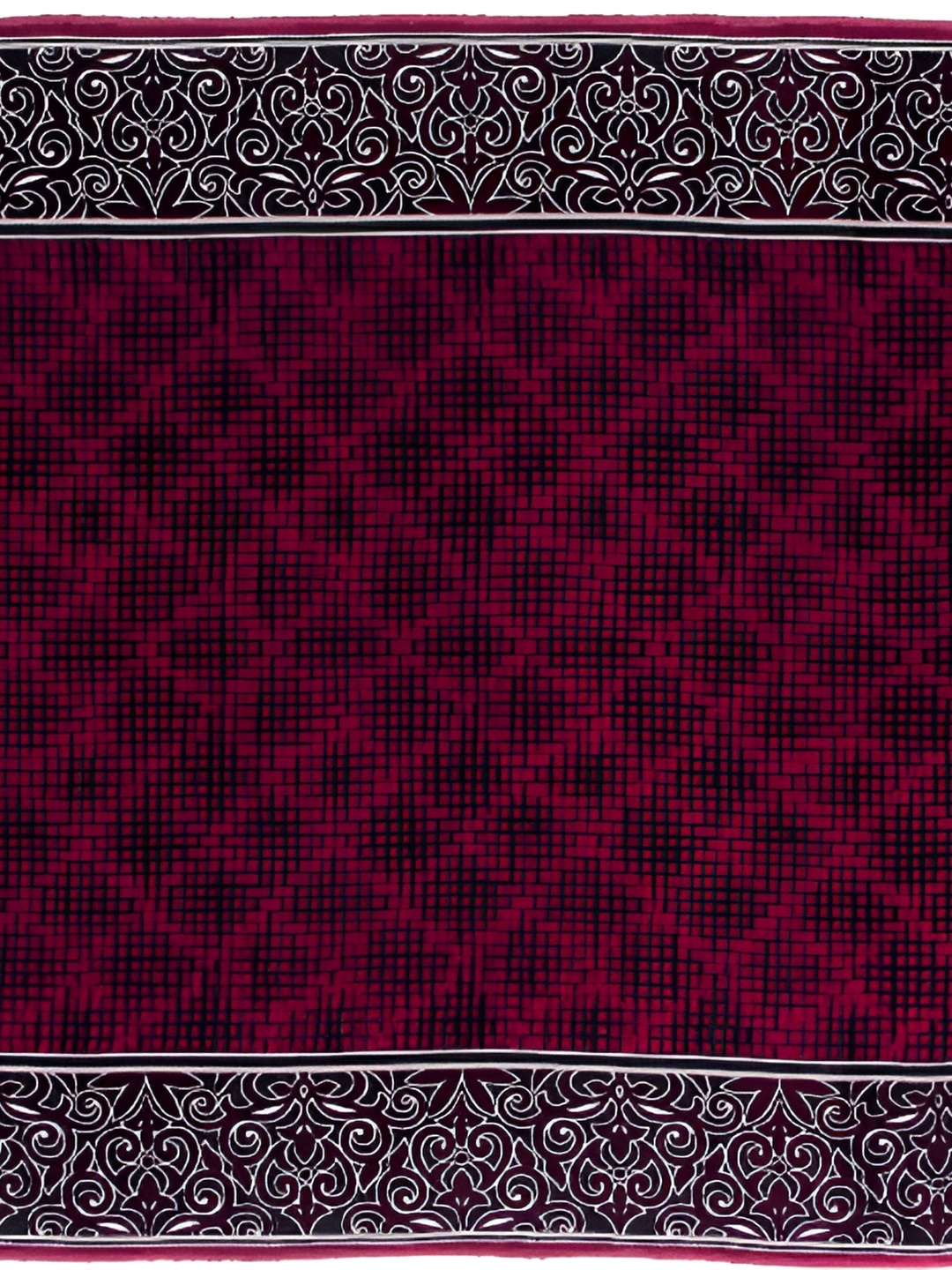 

ZESTURE Maroon Ethnic Motifs Printed Carpet