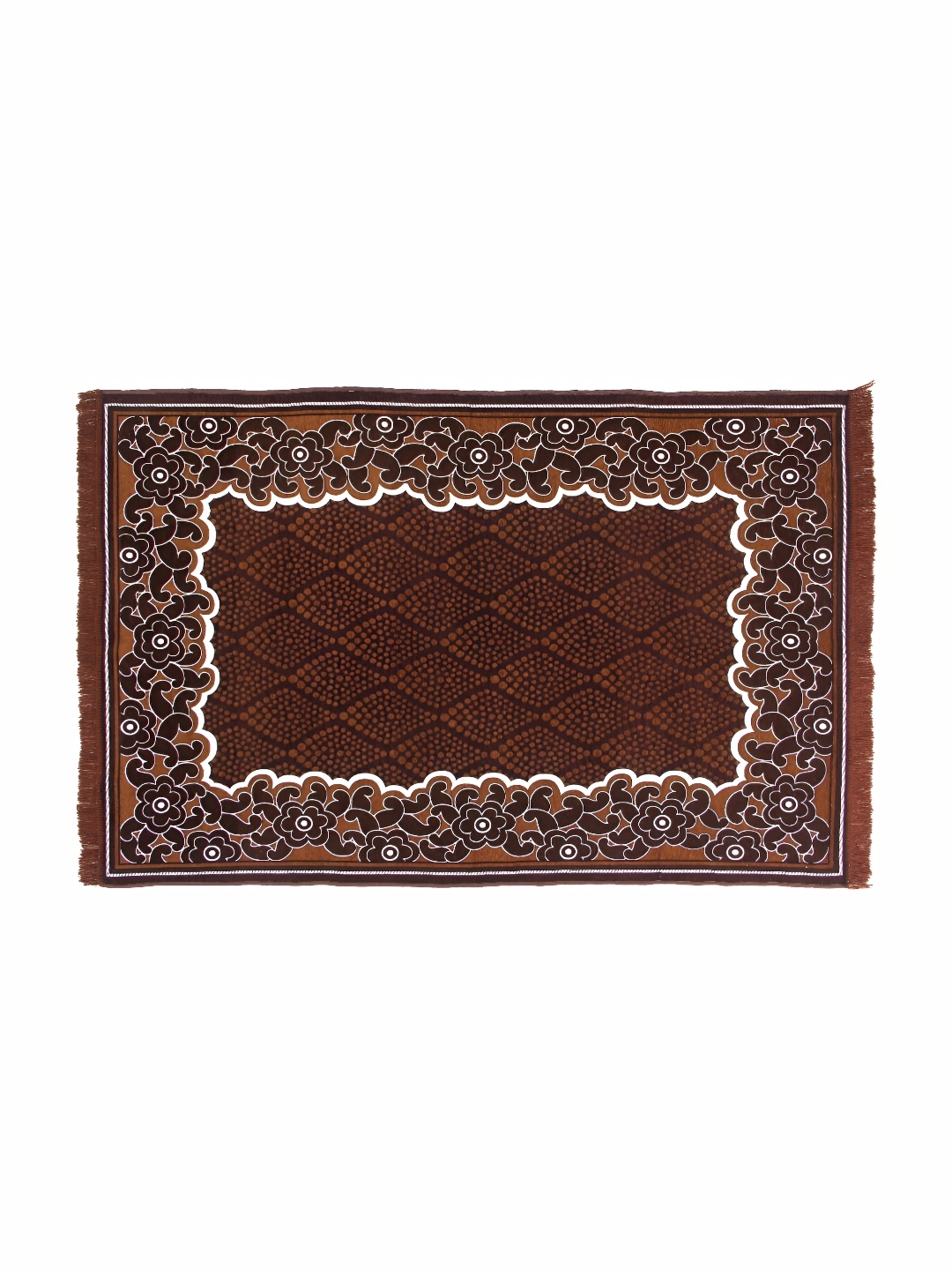 

ZESTURE Brown Ethnic Motifs Printed Carpet