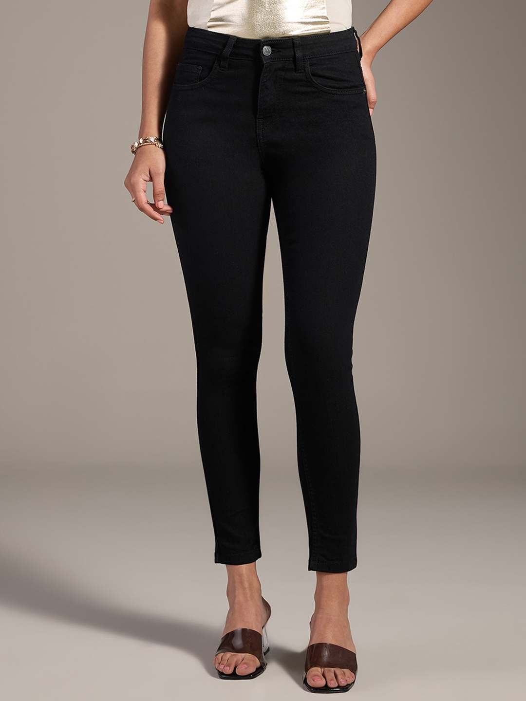 

20Dresses Women Slim Fit Stretchable Jeans, Black