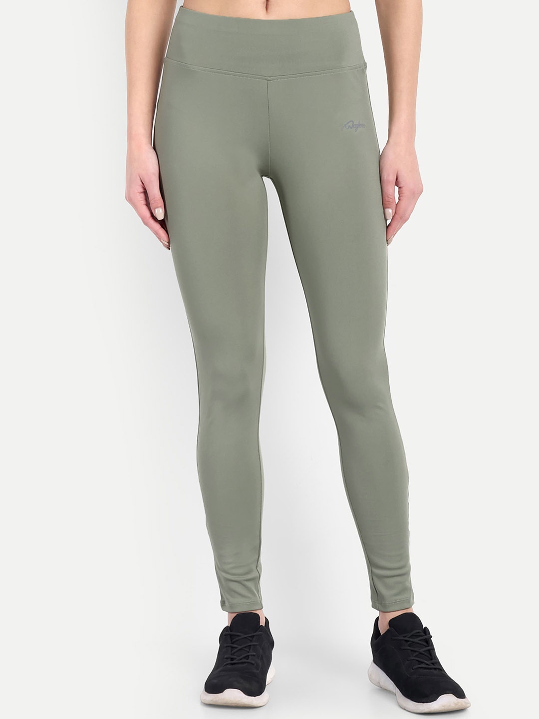 

WAYLENE Women Dry-Fit Slim Fit Tights, Green
