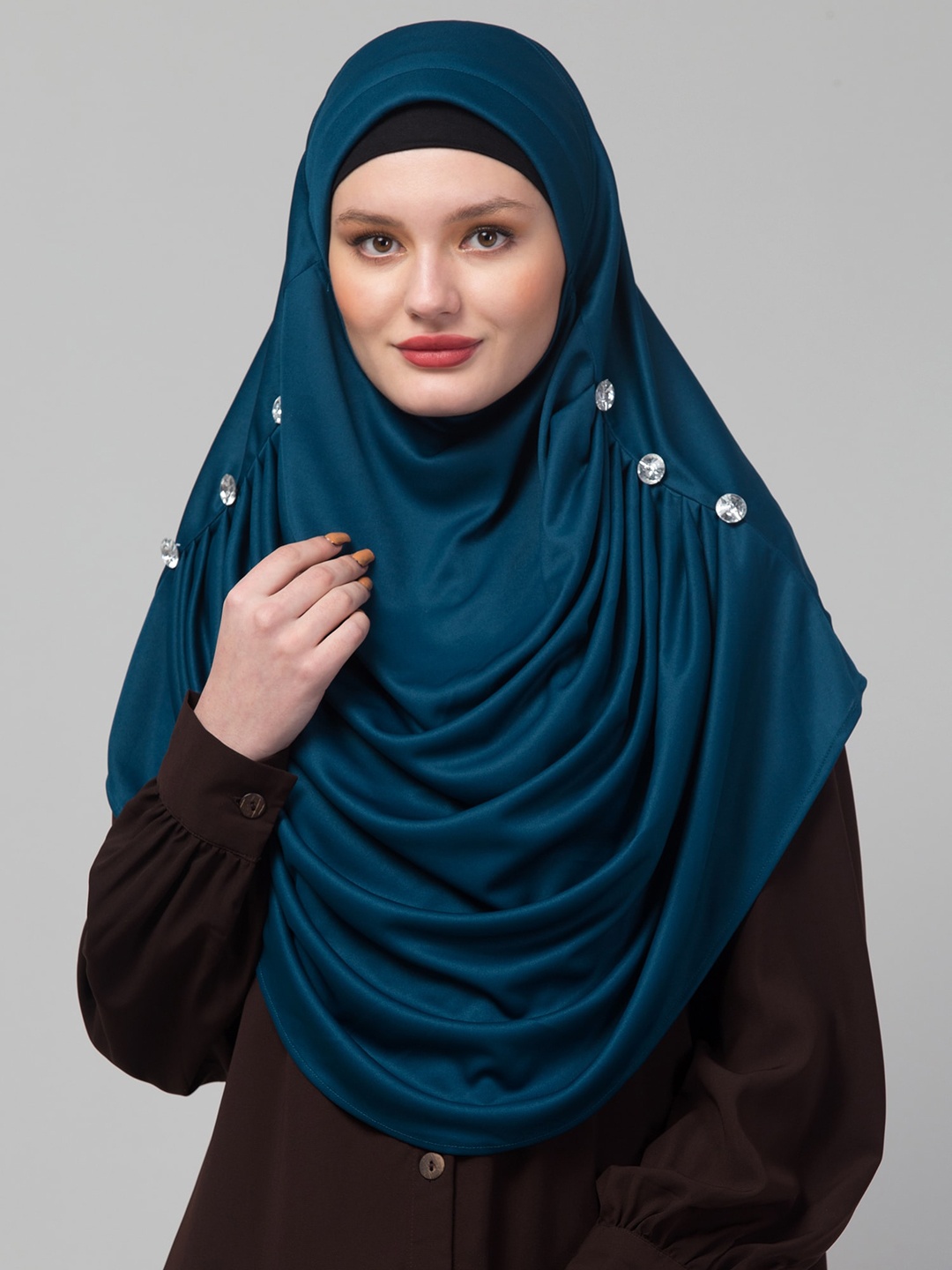 

ELLIS Beaded Hijab Burqa, Green