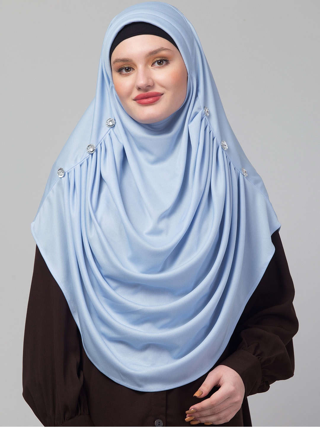 

ELLIS Beaded Hijab Burqa, Blue