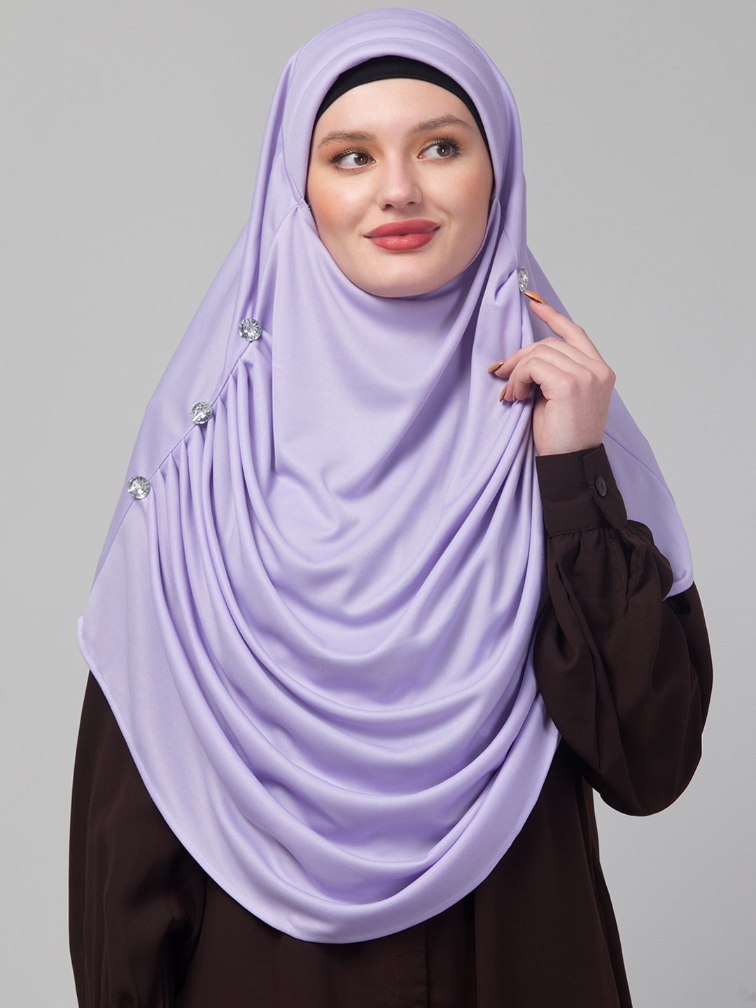 

ELLIS Beaded Hijab Burqa, Lavender