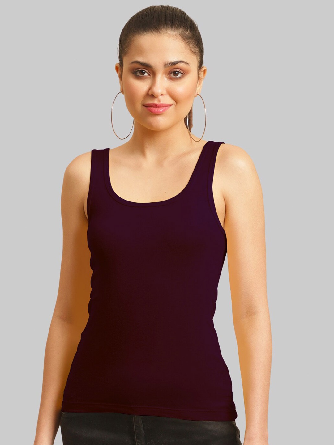 

FBAR Scoop Neck Tank Top, Purple