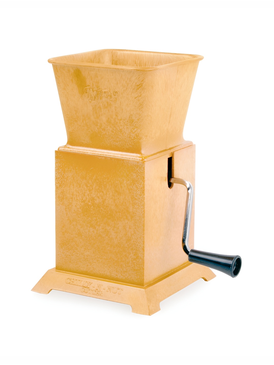 

ANJALI Brown Wooden Chopping Vegetable Chilly & Nut Cutter Chopper, Camel brown