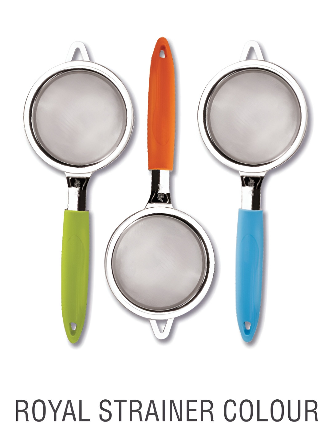 

ANJALI 3-Pcs Green & Blue Royal Strainers