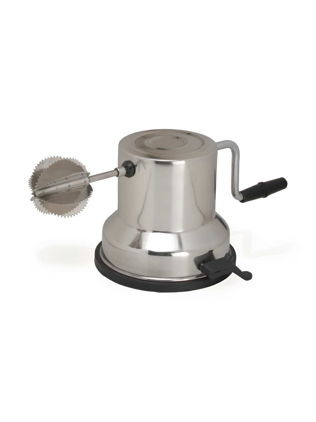

ANJALI Grey & Black Stainless Steel Coconut Scrapper