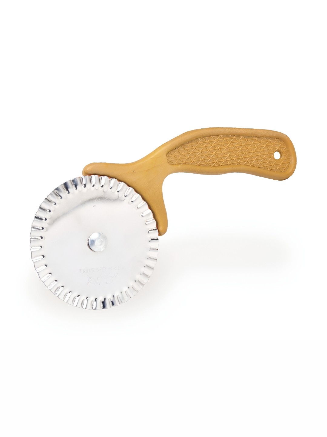 

ANJALI Camel Brown Durable Stainless Steel Pizza Cutter