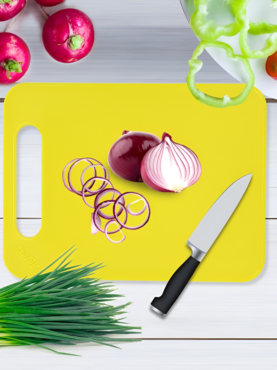 

ANJALI Yellow BPA Free Chopping Board