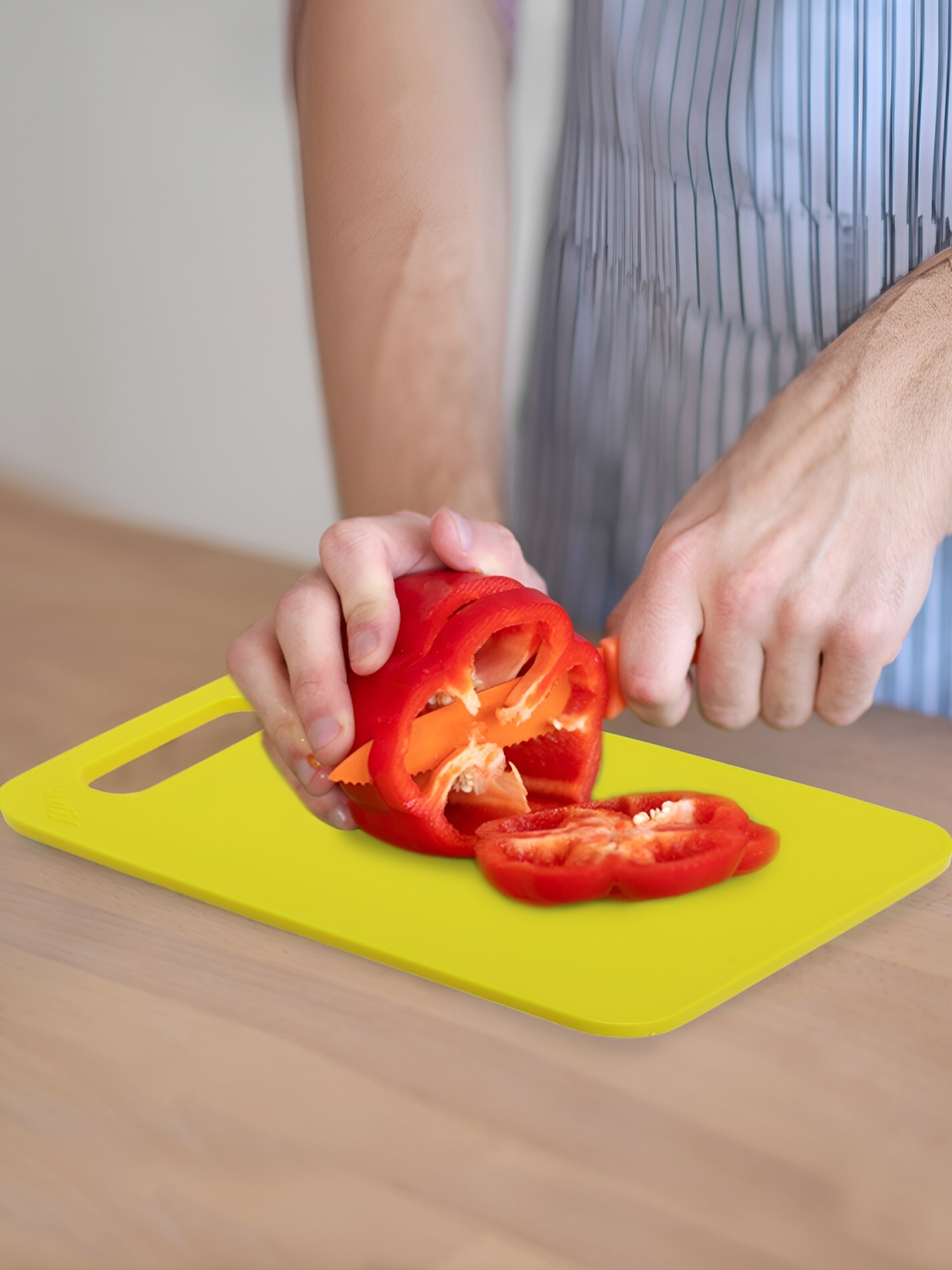 

ANJALI Yellow Anti Bacterial Chopping Board