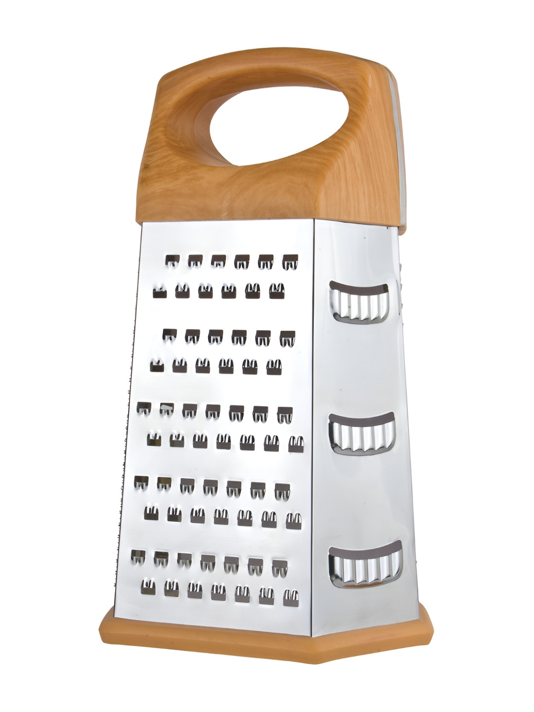 

ANJALI Grey & Brown Chefline Stainless Steel Grater