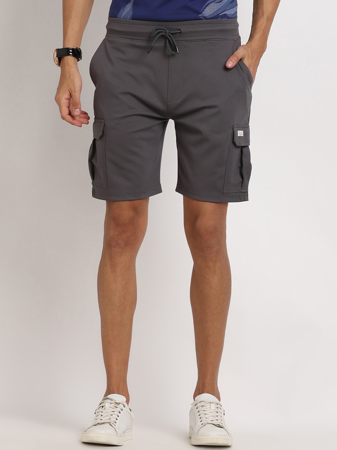 

Nektar Men Outdoor Cargo Shorts, Grey
