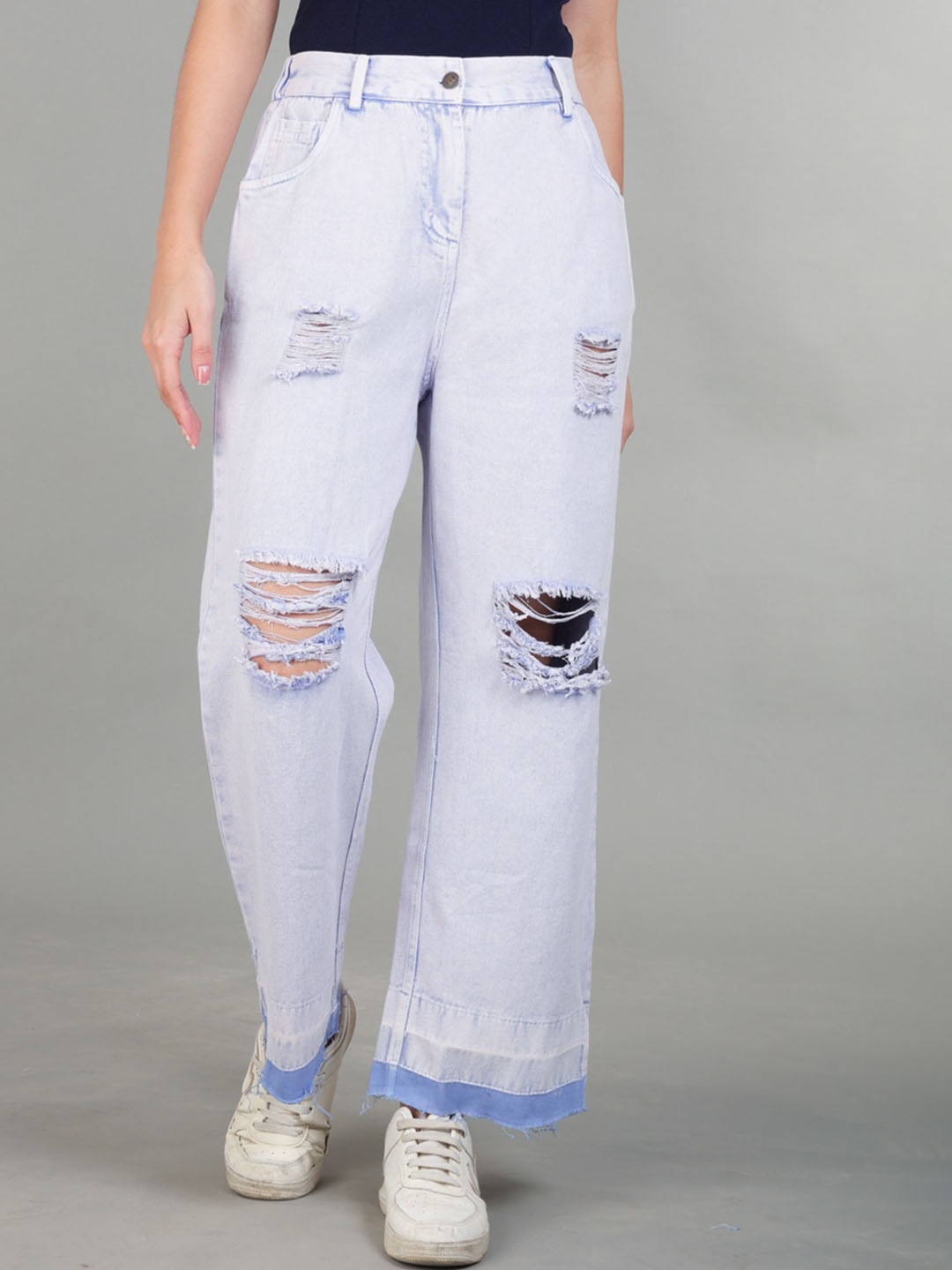 

The Roadster Lifestyle Co Flared-Fit No Fade Jeans, Blue