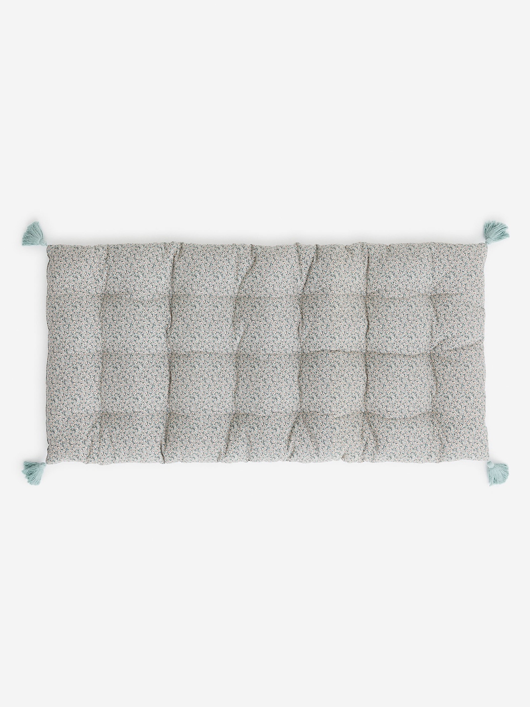 

H&M Rectangular Tasselled Cushion, Green