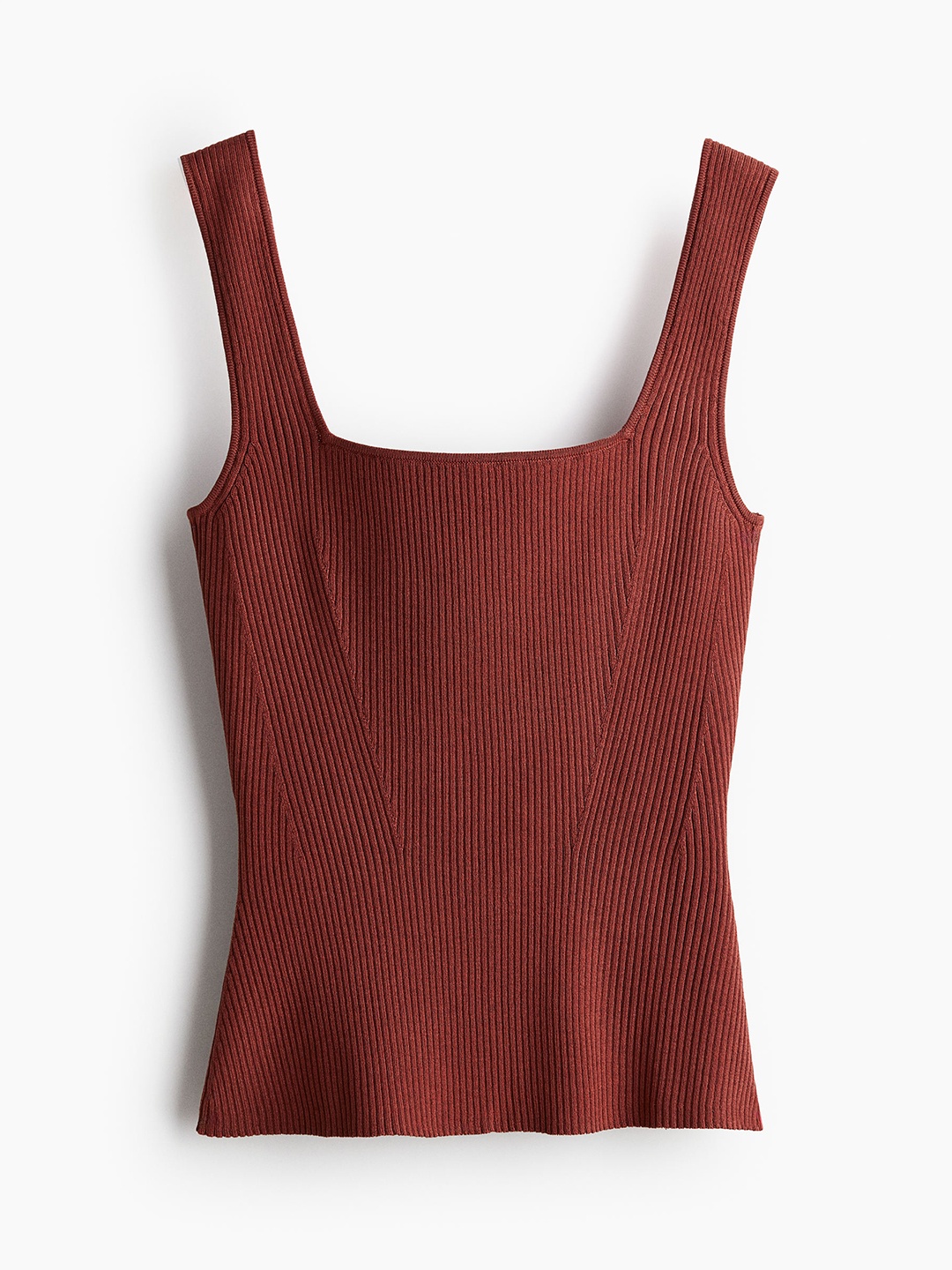 

H&M Rib-Knit Vest Top, Red