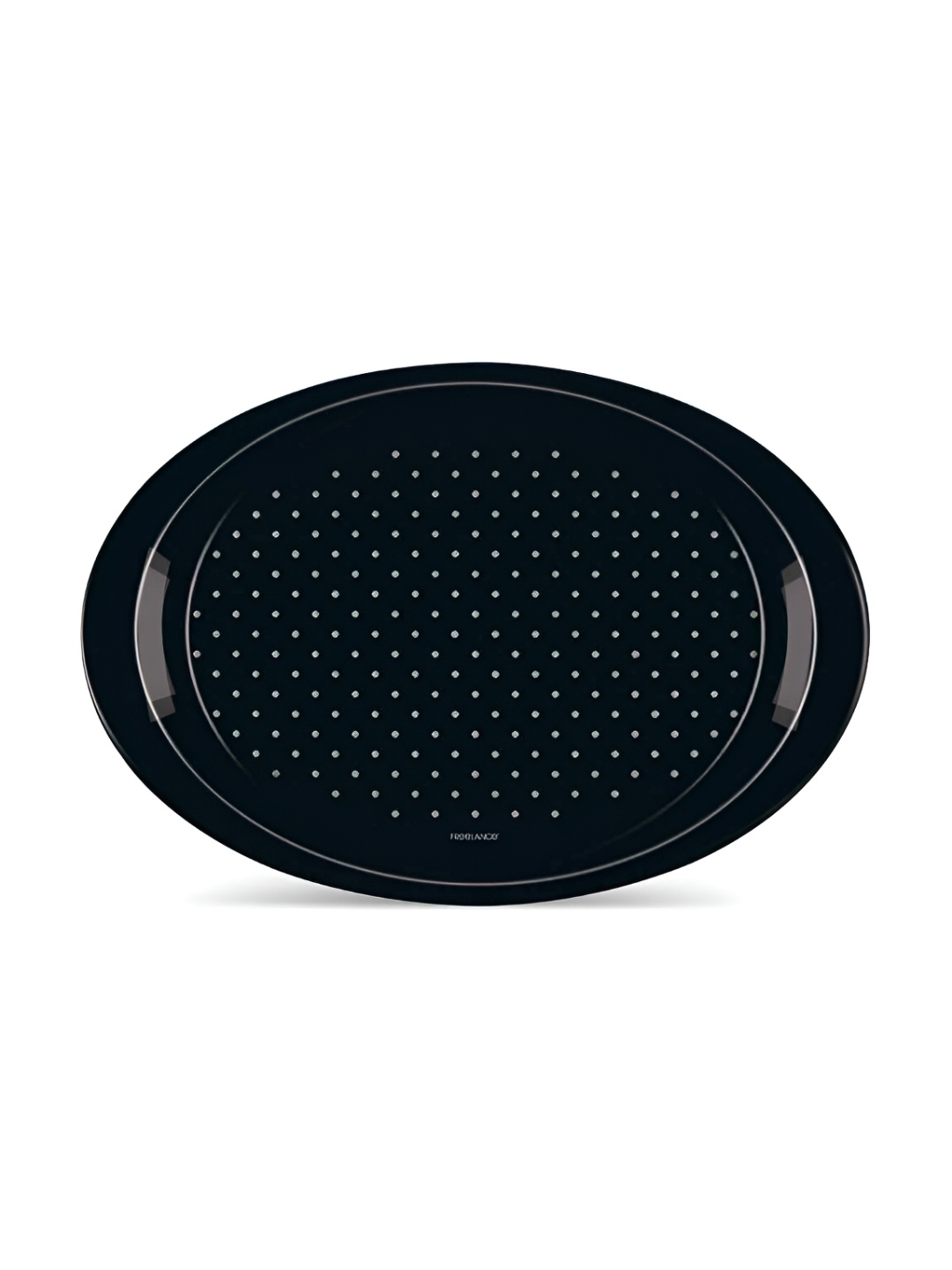 

Freelance Black Printed Anti Slip Oval Easy to Clean Serving Tray