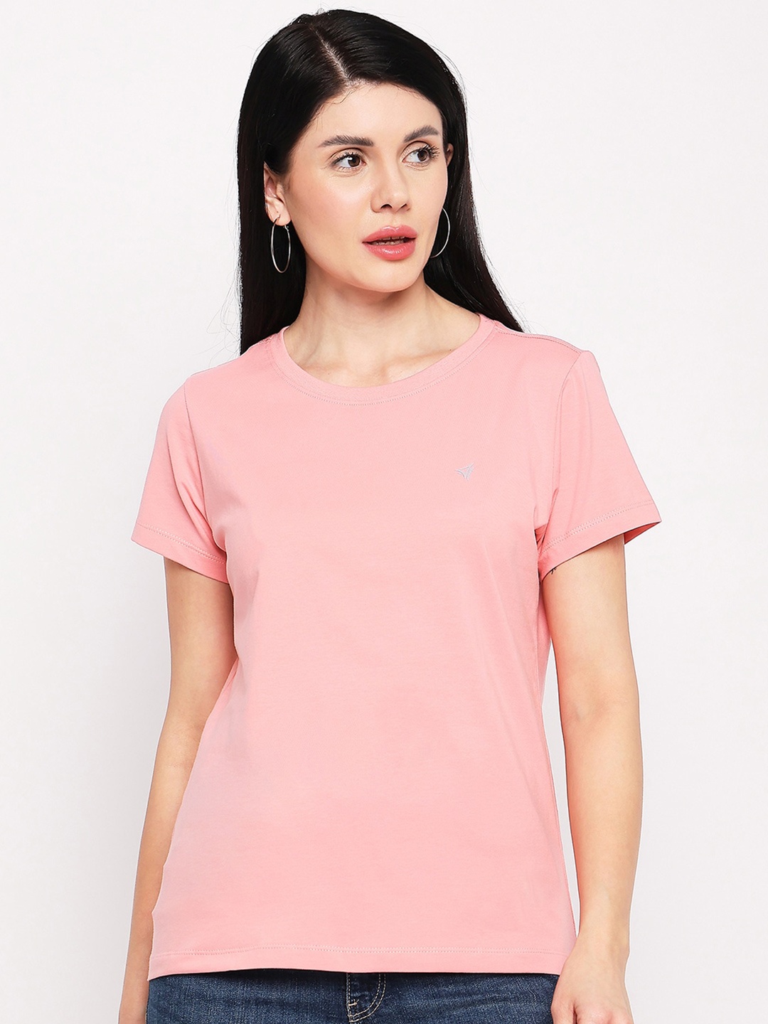 

NEVA Round Neck T-Shirt, Pink
