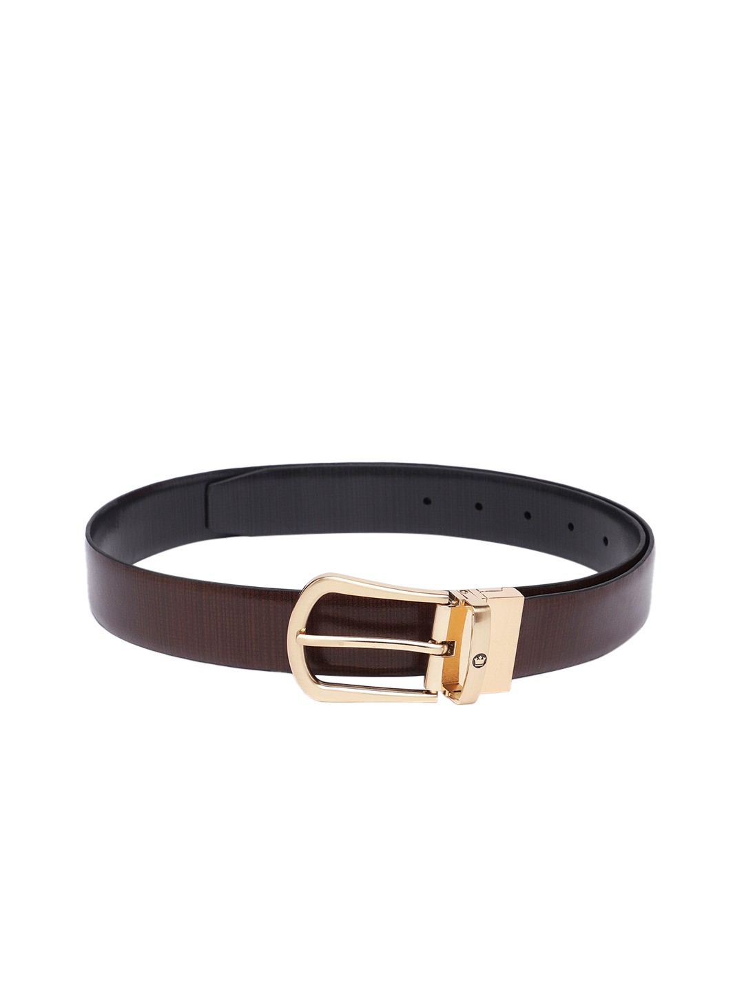 

Louis Philippe Men Leather Reversible Belt, Brown