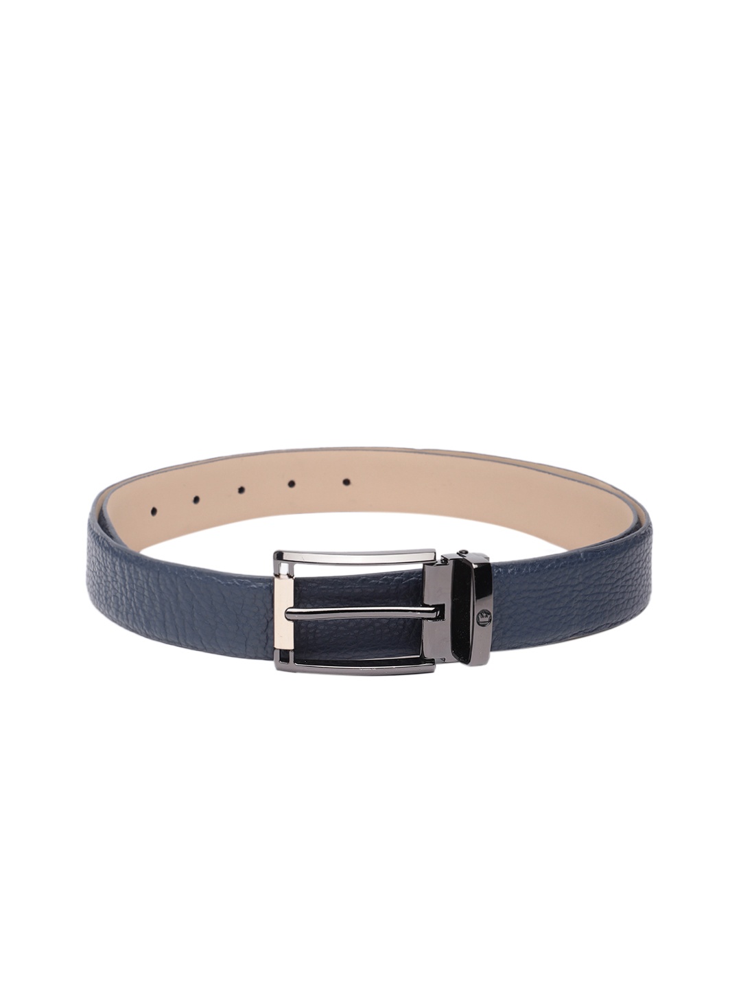 

Louis Philippe Men Leather Belt, Blue