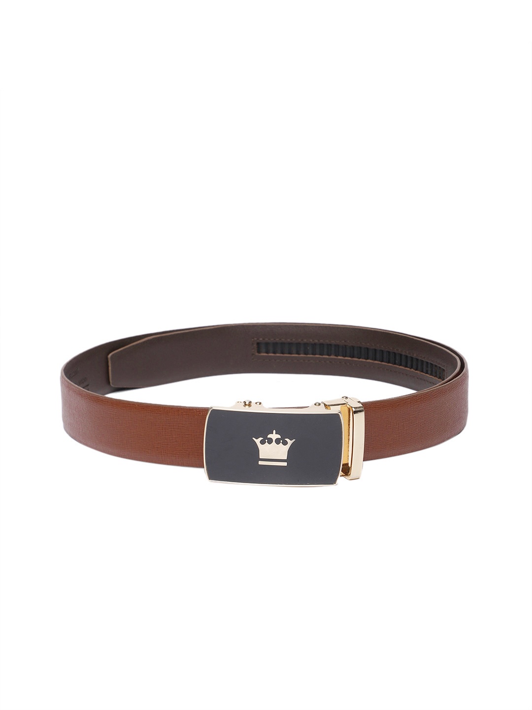 

Louis Philippe Men Leather Reversible Formal Belt, Tan
