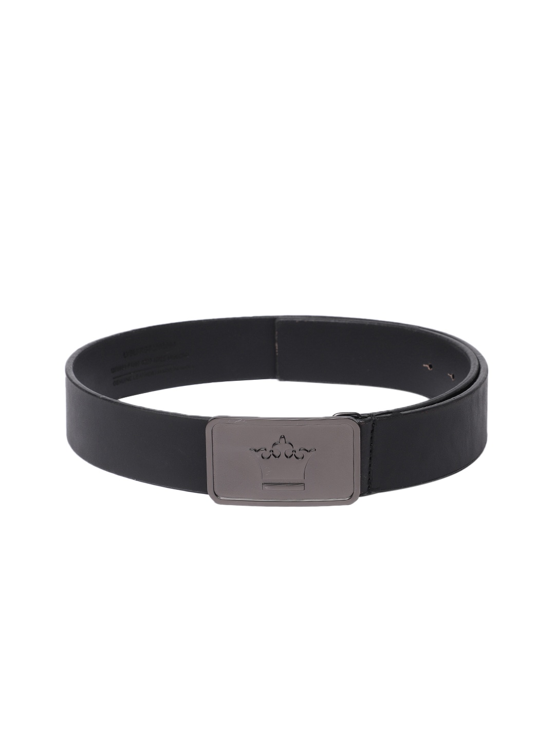 

Louis Philippe Sport Men Leather Wide Belt, Black