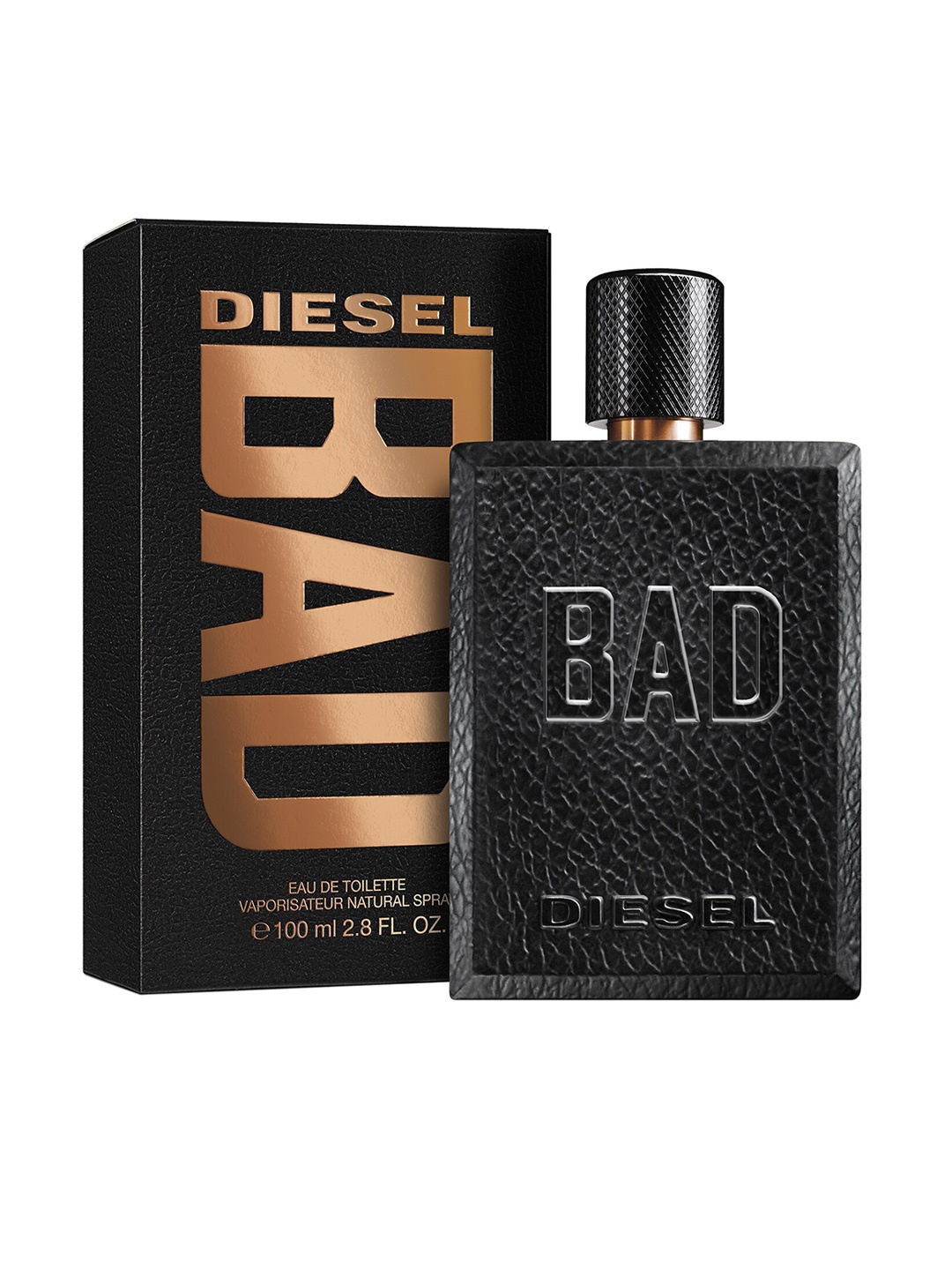 DIESEL Men Bad Long-Lasting Eau De Toilette - 100ml, Black
