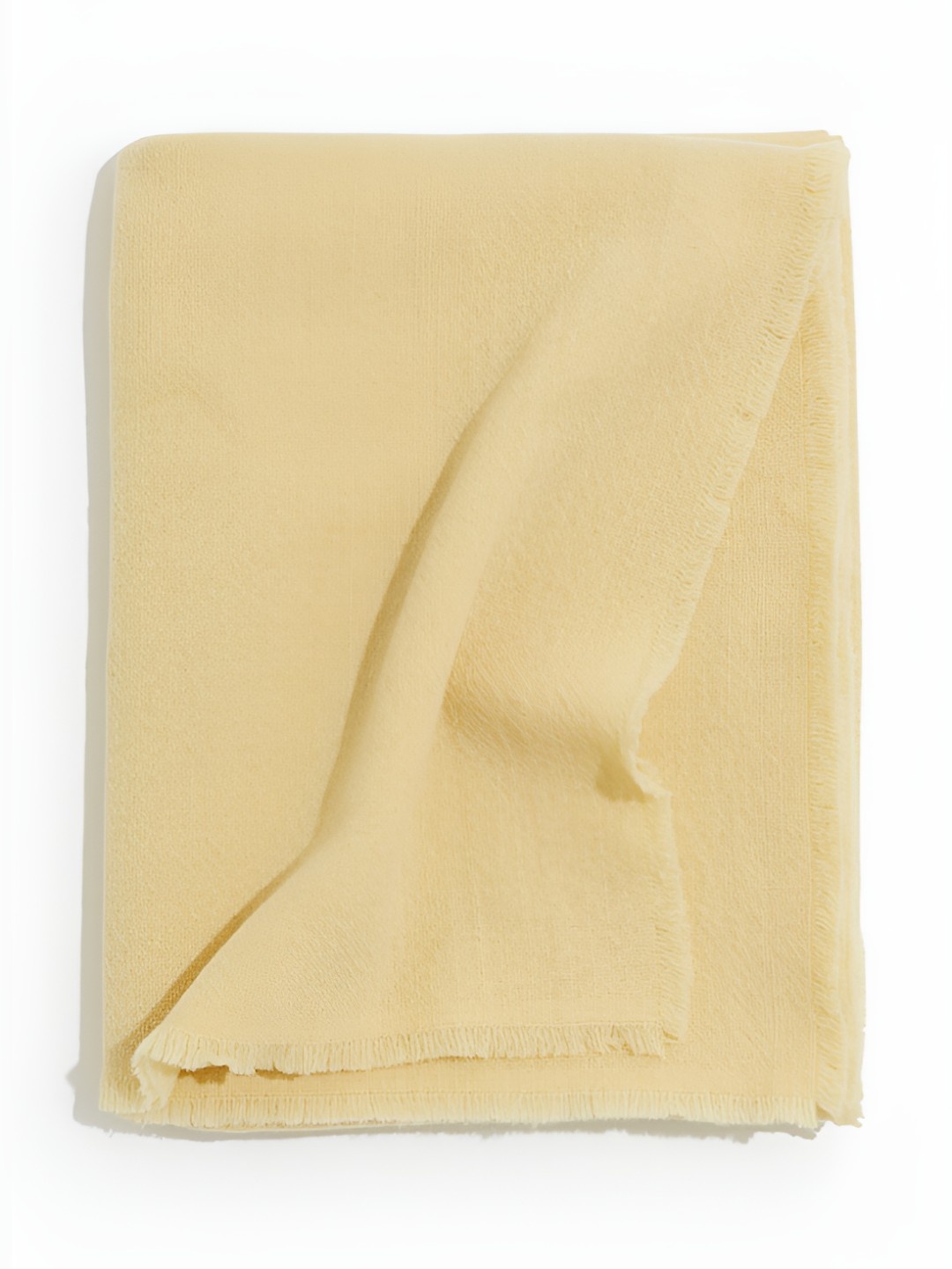 

H&M Yellow Large Wool-Blend Blanket