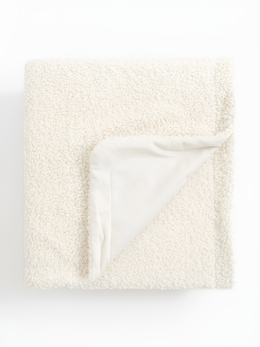 

H&M White Teddy Blanket