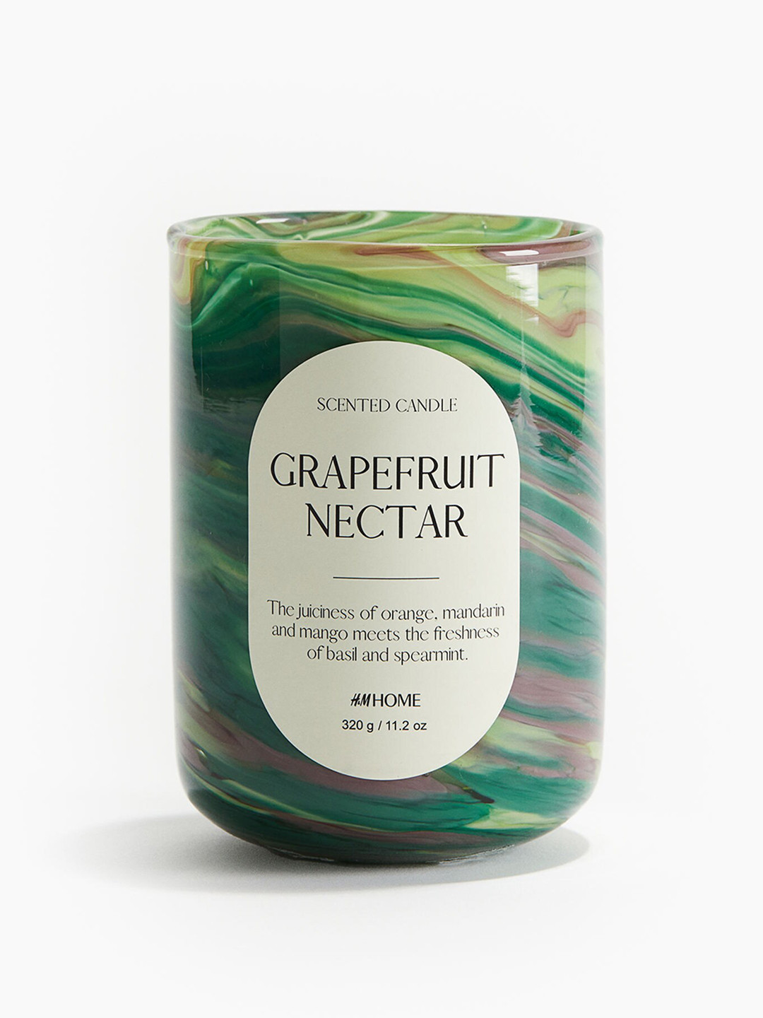 

H&M Scented Candle In Glass Holder, Green