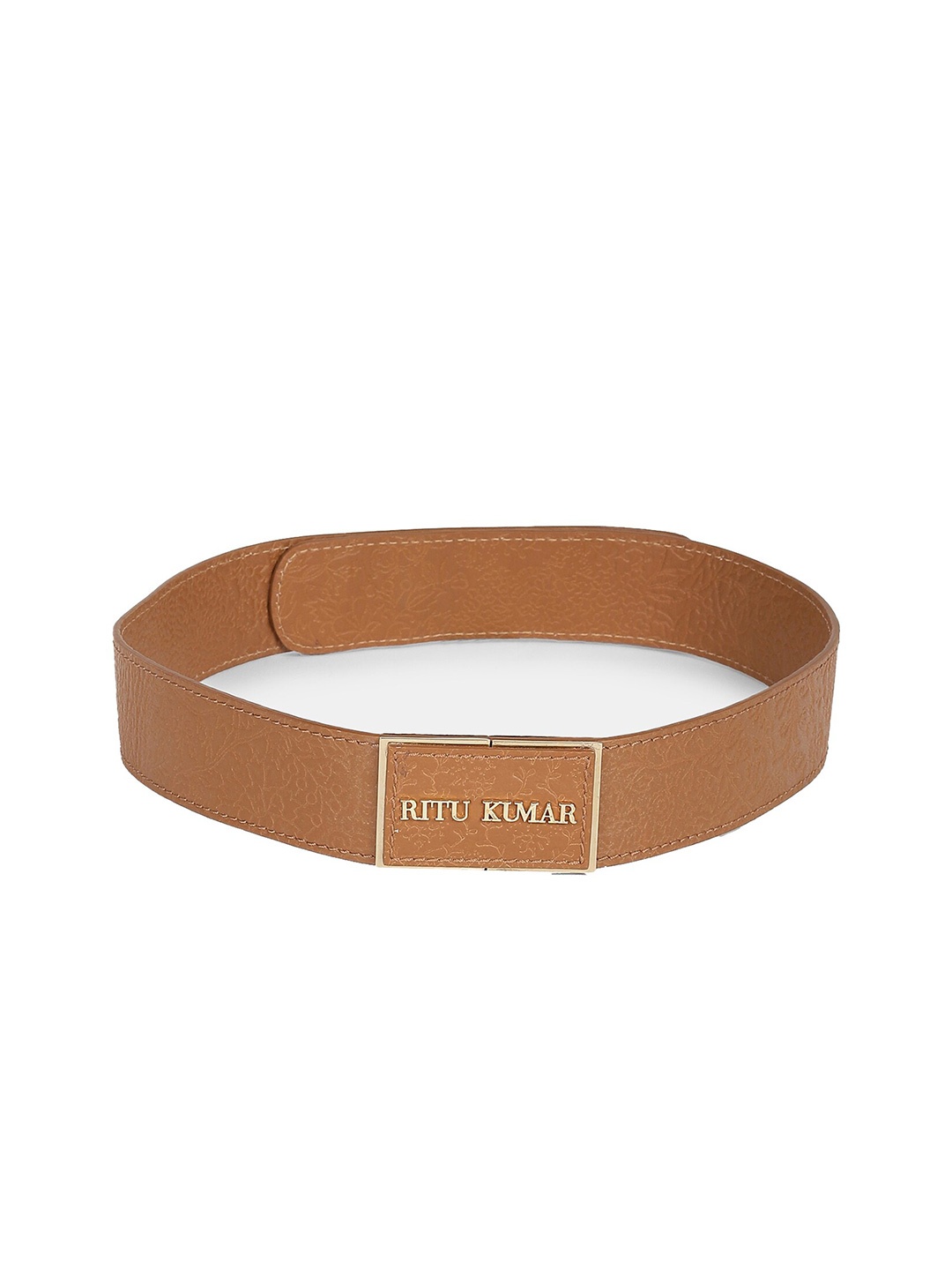 

Ritu Kumar Women Leather Formal Belt, Tan