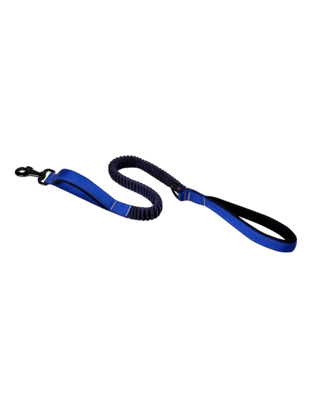 

Emily pets Reflective Bungee Rope Double Padded Handle Dog Leash, Blue