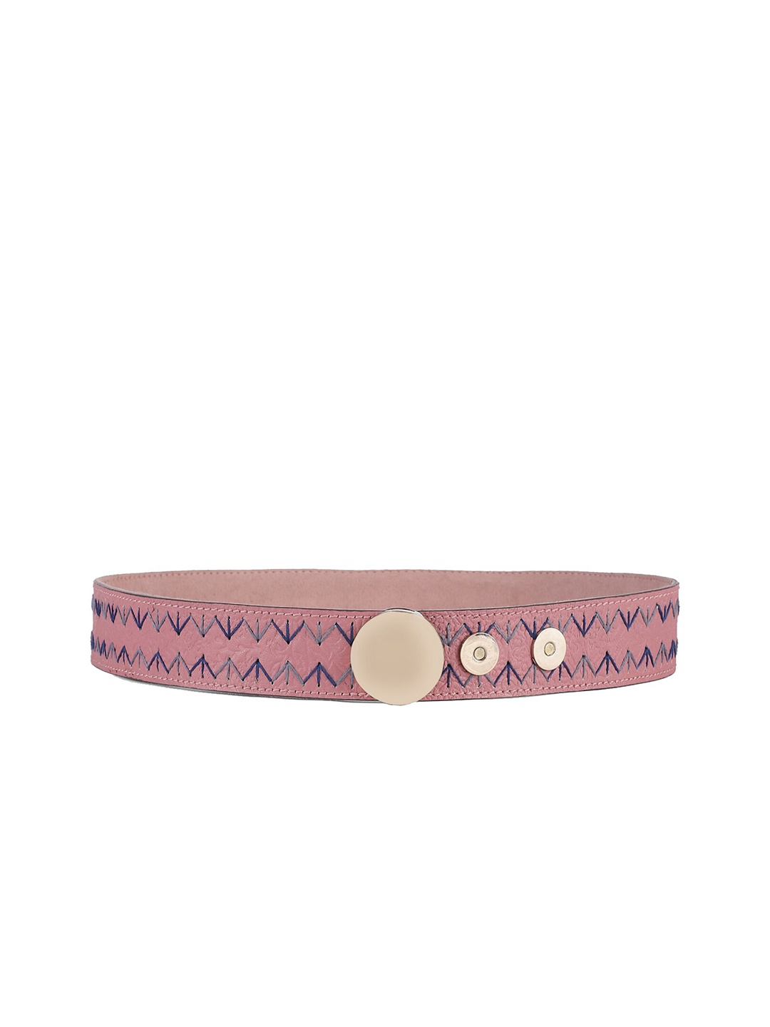 

Label Ritu Kumar Women Leather Belt, Pink