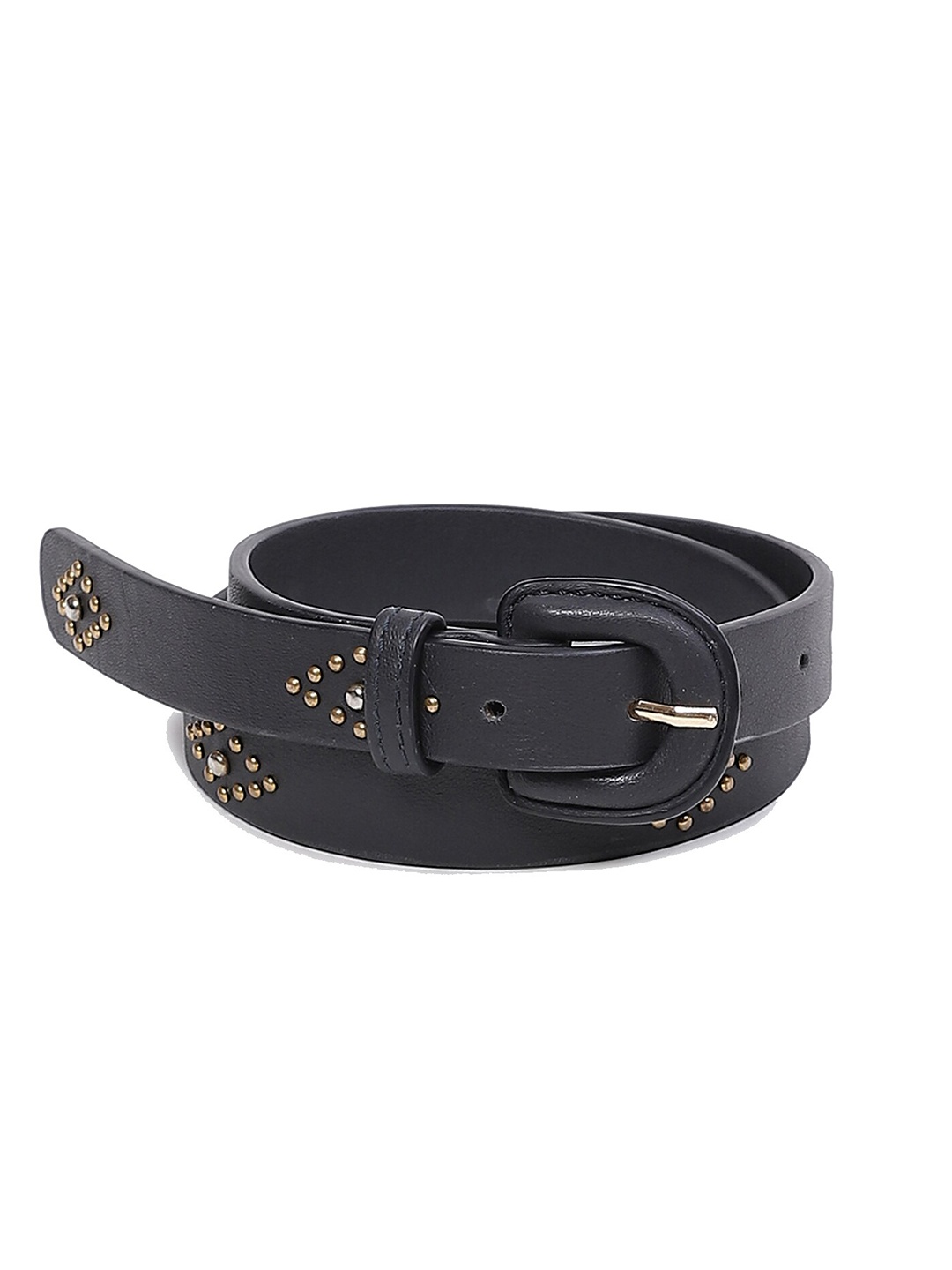 

Label Ritu Kumar Women Leather Belt, Navy blue