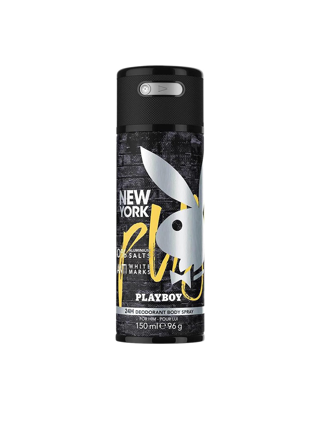 

Playboy Men New York Long Lasting Deodorant Spray - 150ml (96g), Transparent
