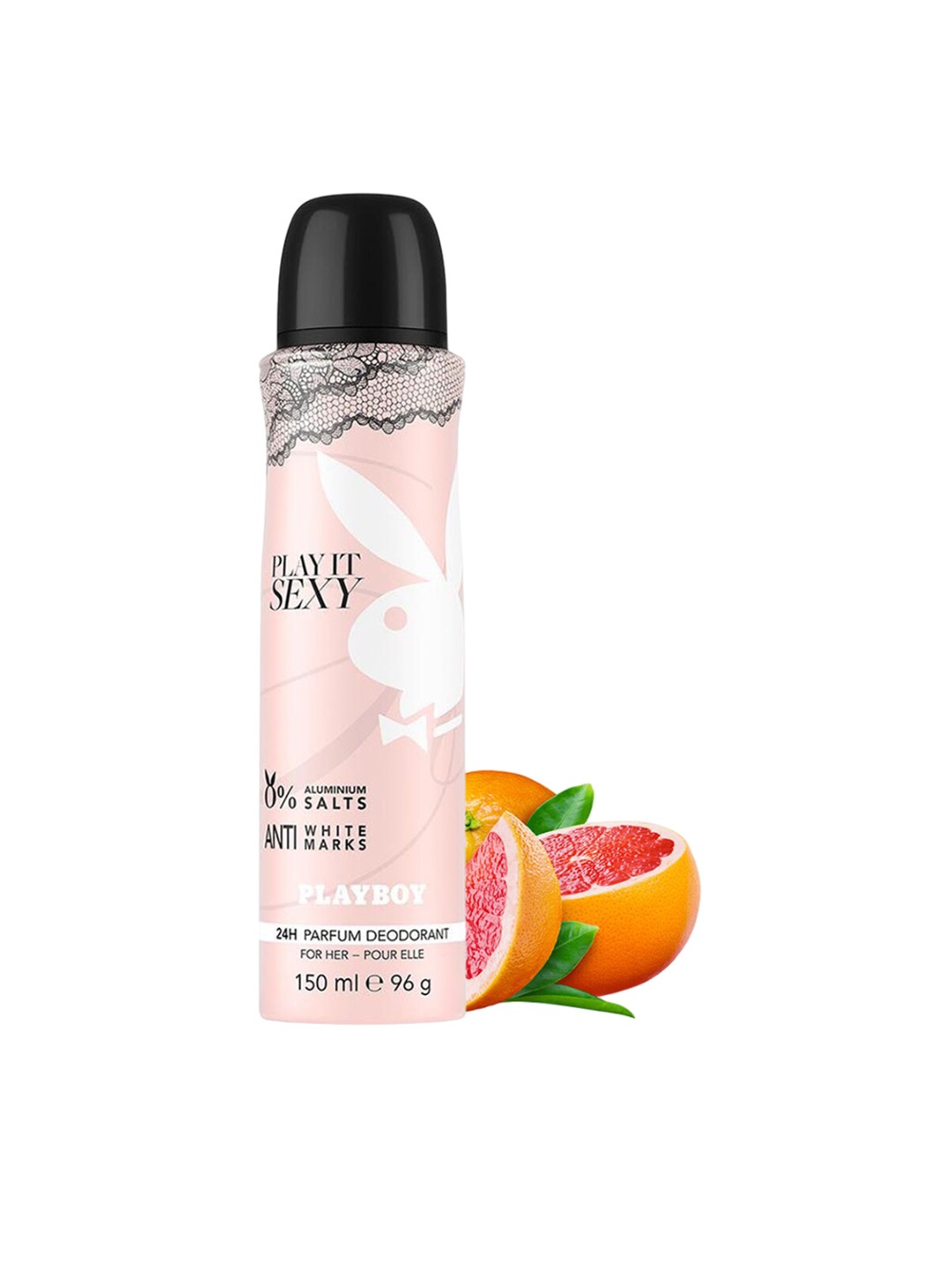

Playboy Women Play It Sexy Long Lasting Deodorant Spray - 150ml (96g), Transparent