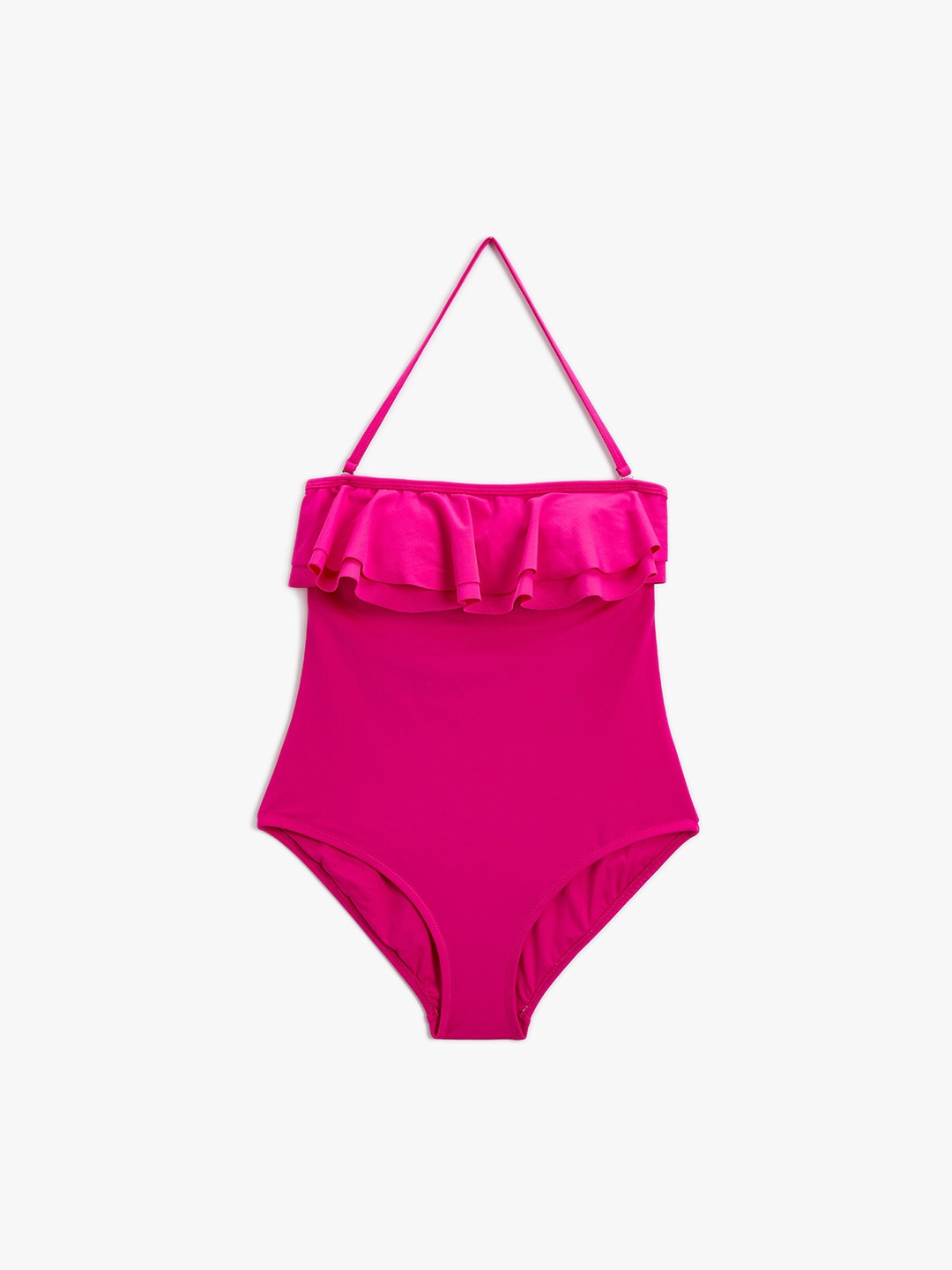 

Koton Halter Neck Sleeveless Bodysuit, Fuchsia