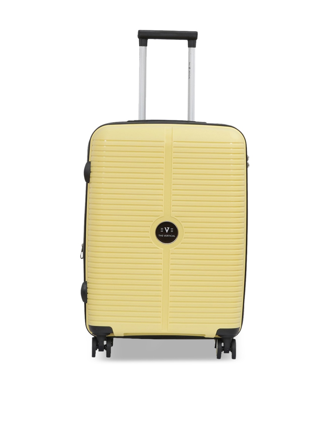 

THe VerTicaL Stellar Textured Hard-Sided Trolley Suitcases 61Cm, Yellow