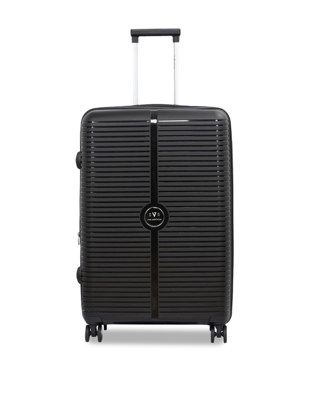 

THe VerTicaL Stellar Textured Hard-Sided Trolley Suitcase 72Cm, Black