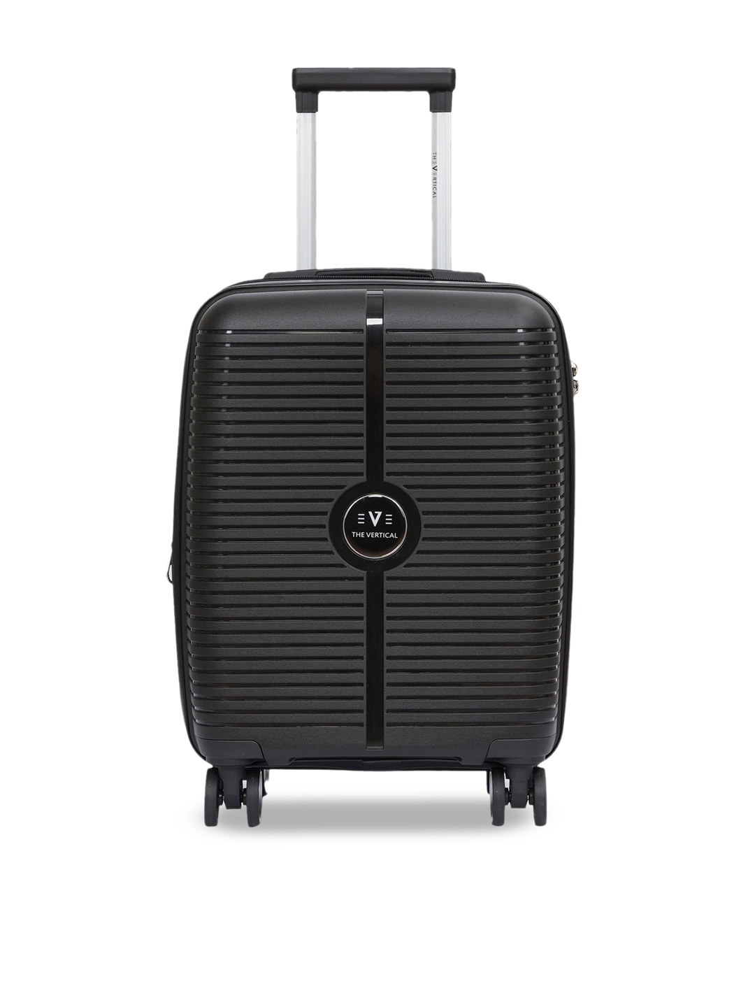 

THe VerTicaL Textured Hard-Sided Cabin Trolley Bag 51Cm, Black