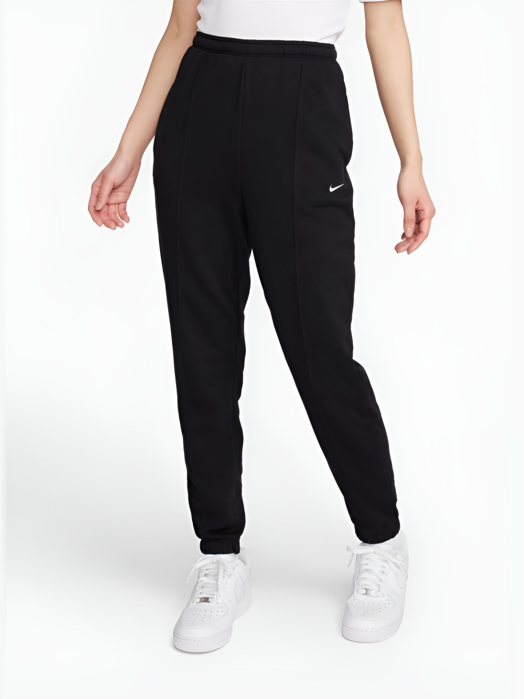 

Nike Sportswear Chill Terry Women's Slim High-Waisted French Terry Tracksuit Bottoms, Black