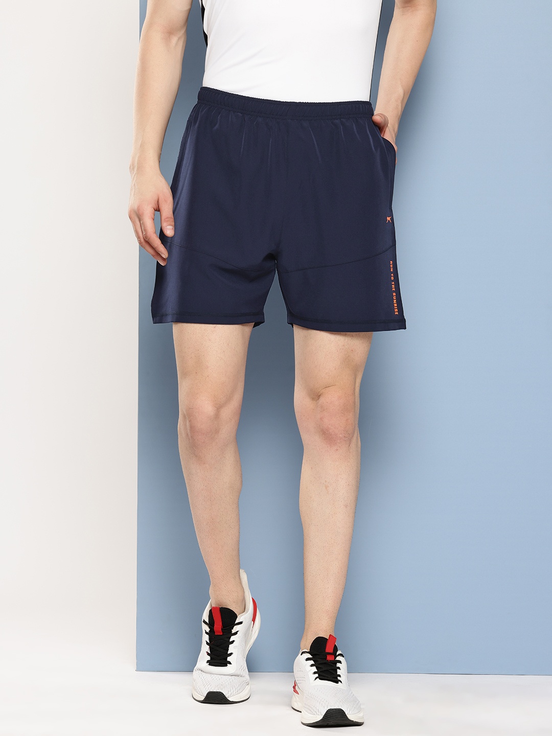 

Slazenger Men Ultra-Dry Running Shorts, Navy blue