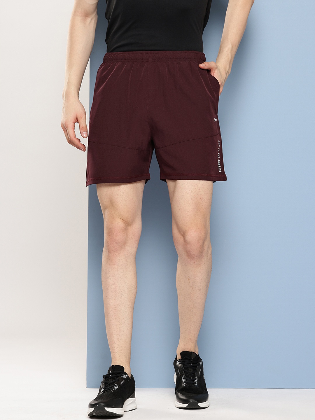 

Slazenger Men Ultra-Dry Running Shorts, Burgundy