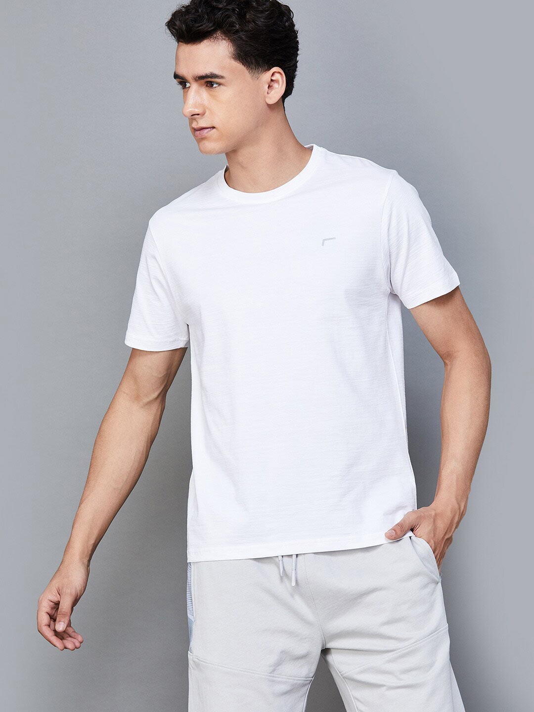 

Fame Forever by Lifestyle Round Neck T-shirt, White