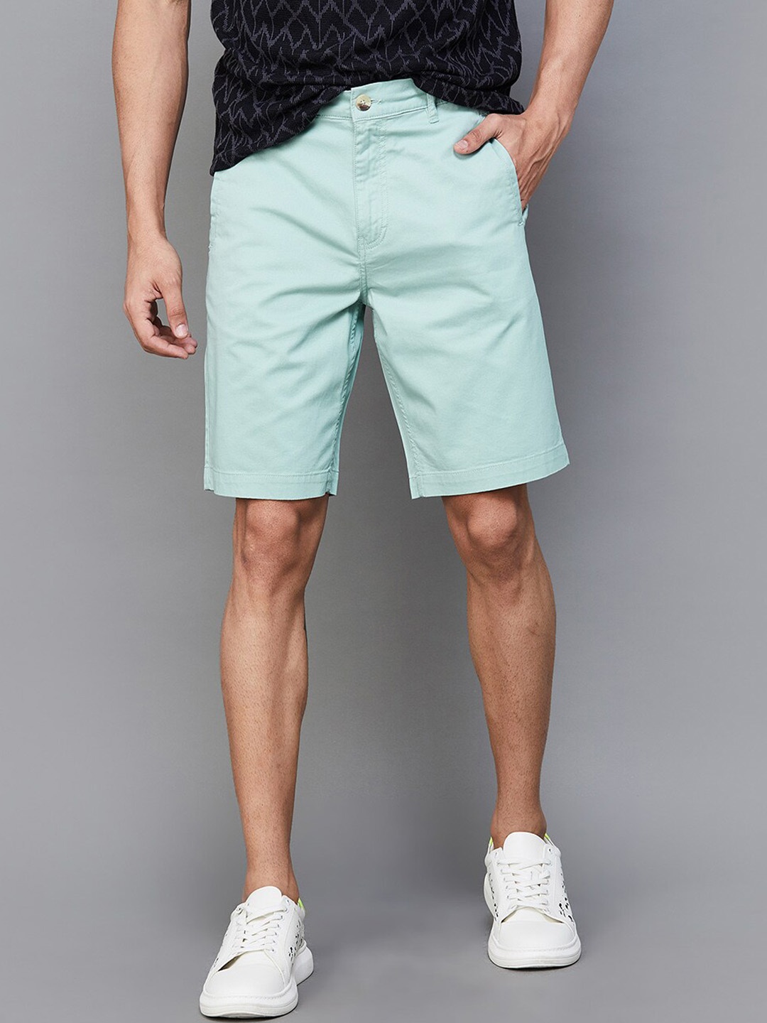 

Fame Forever by Lifestyle Men Mid Rise Chino Shorts, Olive