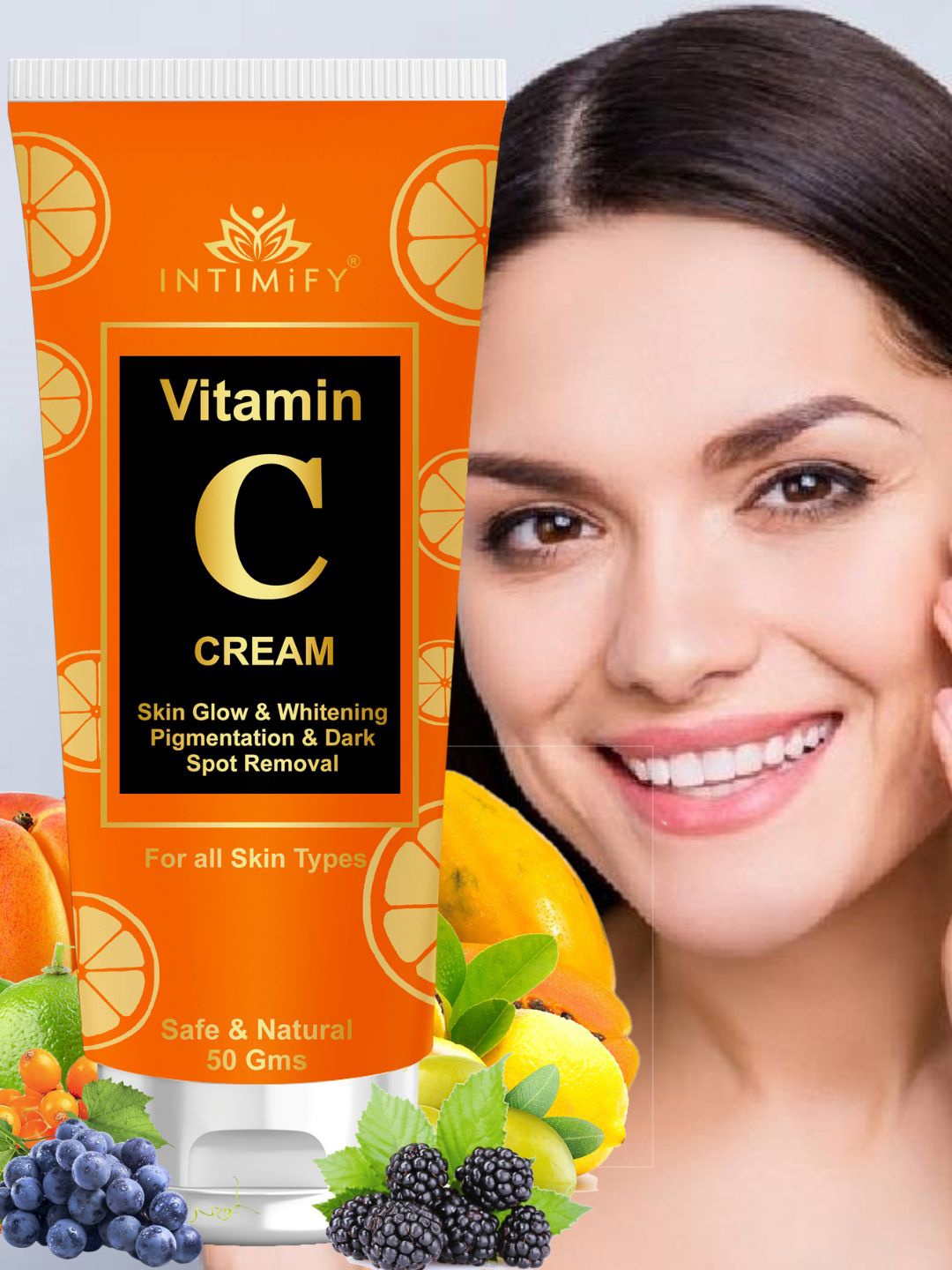 

INTIMIFY Vitamin C Cream For Dark Spot Removal - 50g, White