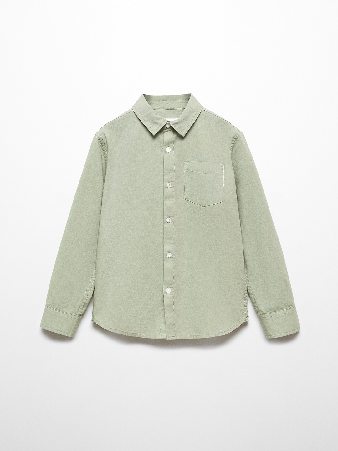 

Mango Kids Boys Pure Cotton Opaque Casual Shirt, Green