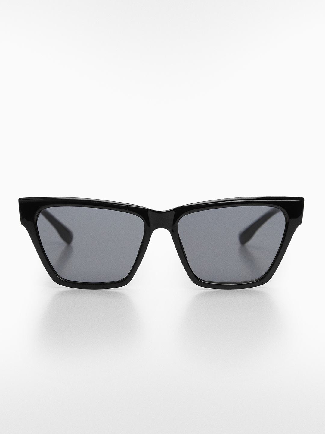 

MANGO Women Cateye Sunglasses with UV Protected Lens, Black