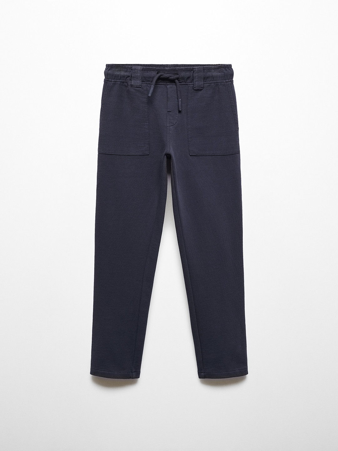 

Mango Kids Boys Pure Cotton Trousers, Navy blue
