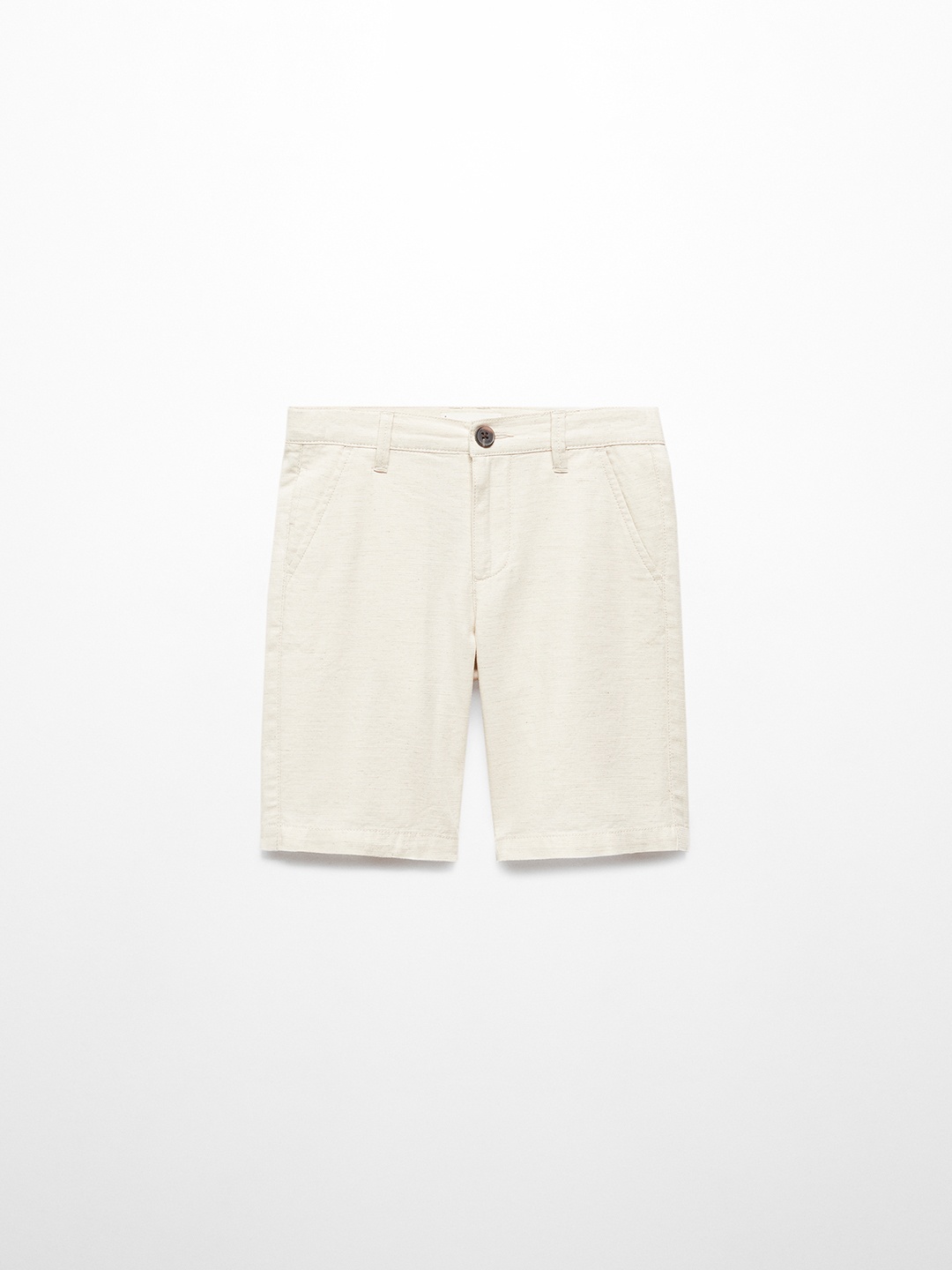 

Mango Kids Boys Regular Fit Shorts, White