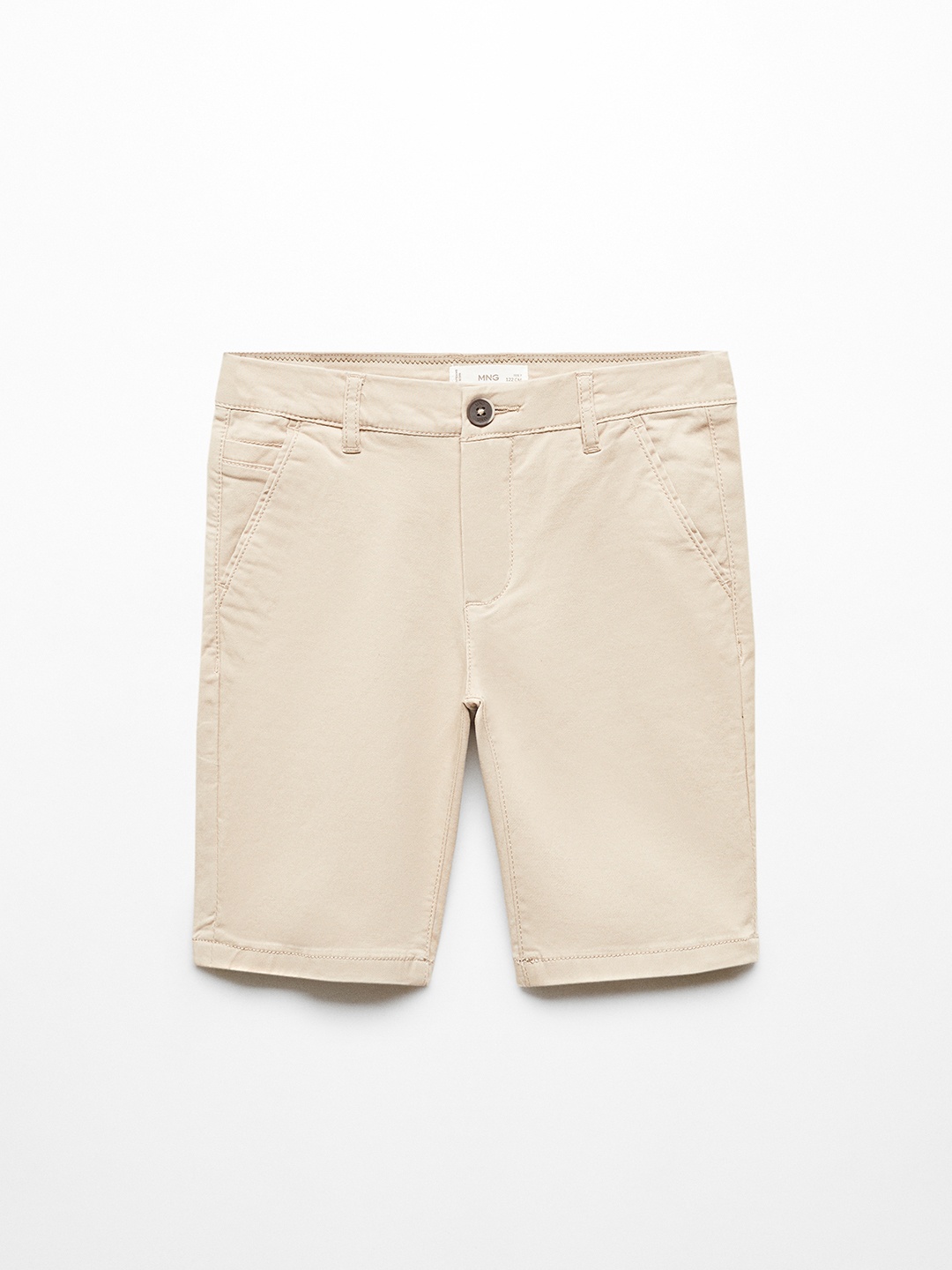 

Mango Kids Boys Regular Fit Shorts, Beige